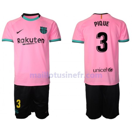 Maillot de Foot FC Barcelone Pique 3 Troisième 2020-21 - Enfant